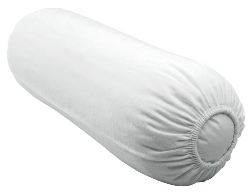 Housse protège-traversin blanc 90 cm 200 g/m² coton - ECOTEL FREJUS