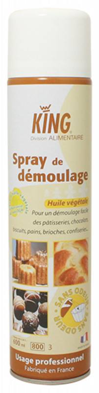 Spray de démoulage 600 ml, facilitez le démoulage de vos créations !